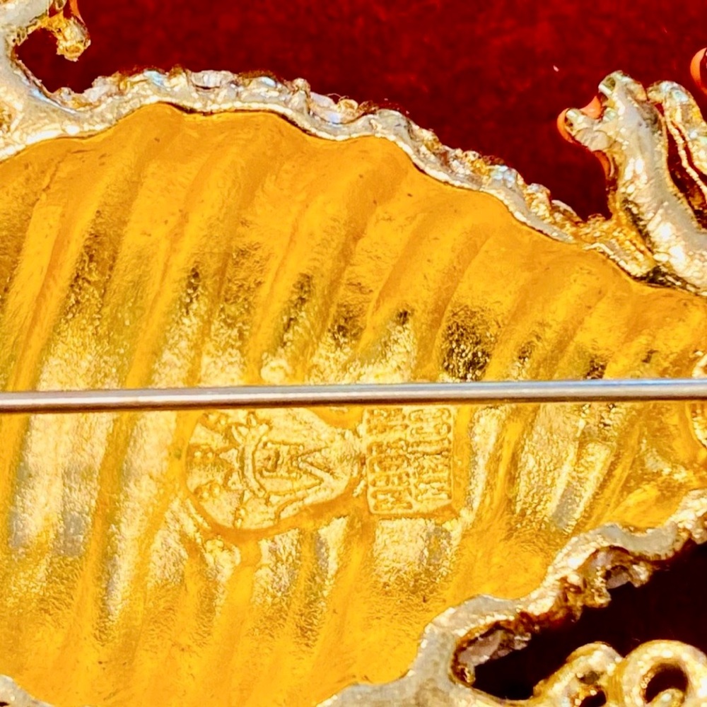 Superb Hutton Wilkinson Signed Seashell Diamant C… - image 6